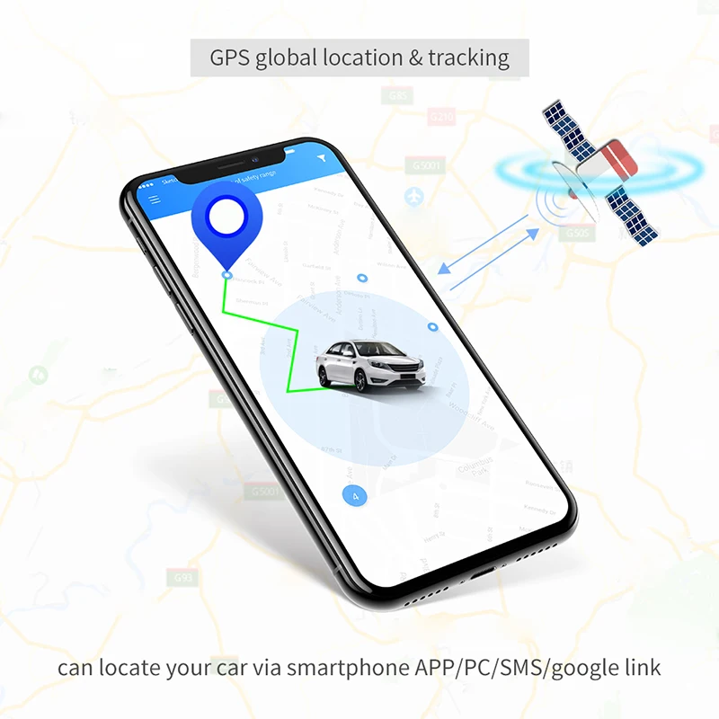 EASYAGUARD автомобильная система сигнализации gps трекер приложение Блокировка управления разблокировкой, гео-забор и голосовой монитор Совместимость с IOS и Android смартфон