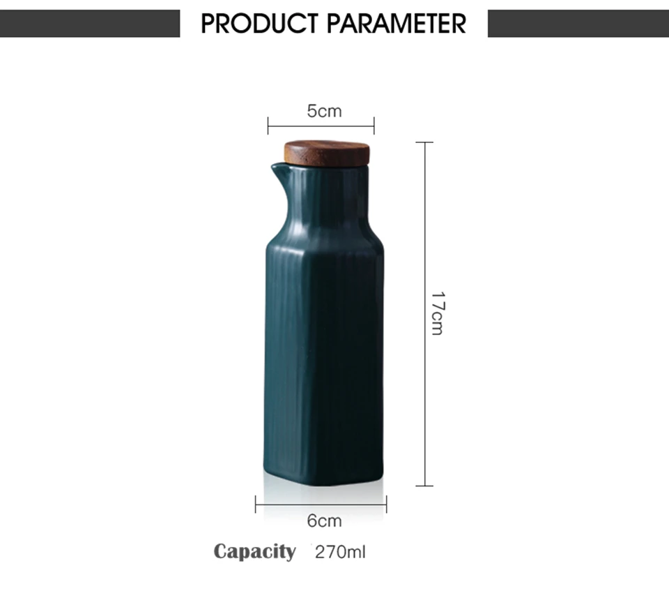 HOUSEEYOU, керамическая маслина в скандинавском стиле, бутылка для соевого соуса, уксуса, матовая цветная деревянная крышка, коробка для приправ, кухонные принадлежности для хранения