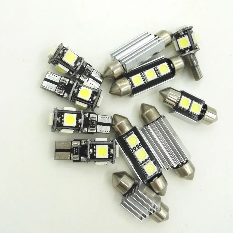  7pcs Canbus White Car LED Light Bulbs Interior Package Kit For 2008 2009 2010 Dodge Ram 1500 2500 3