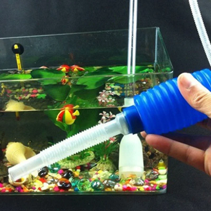 Aquarium water absorber sand washing device Siphon Gravel Cleaner Fish