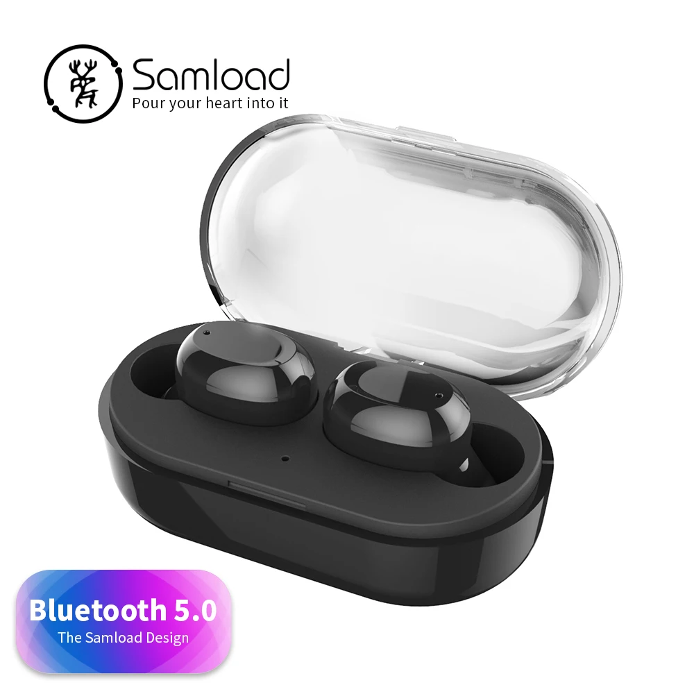 

Samload Bluetooth 5.0 Earbuds Waterproof Wireless Earphone Touch Control Stereo Headset For Apple iPhone 7 Xs Headphone Samsung