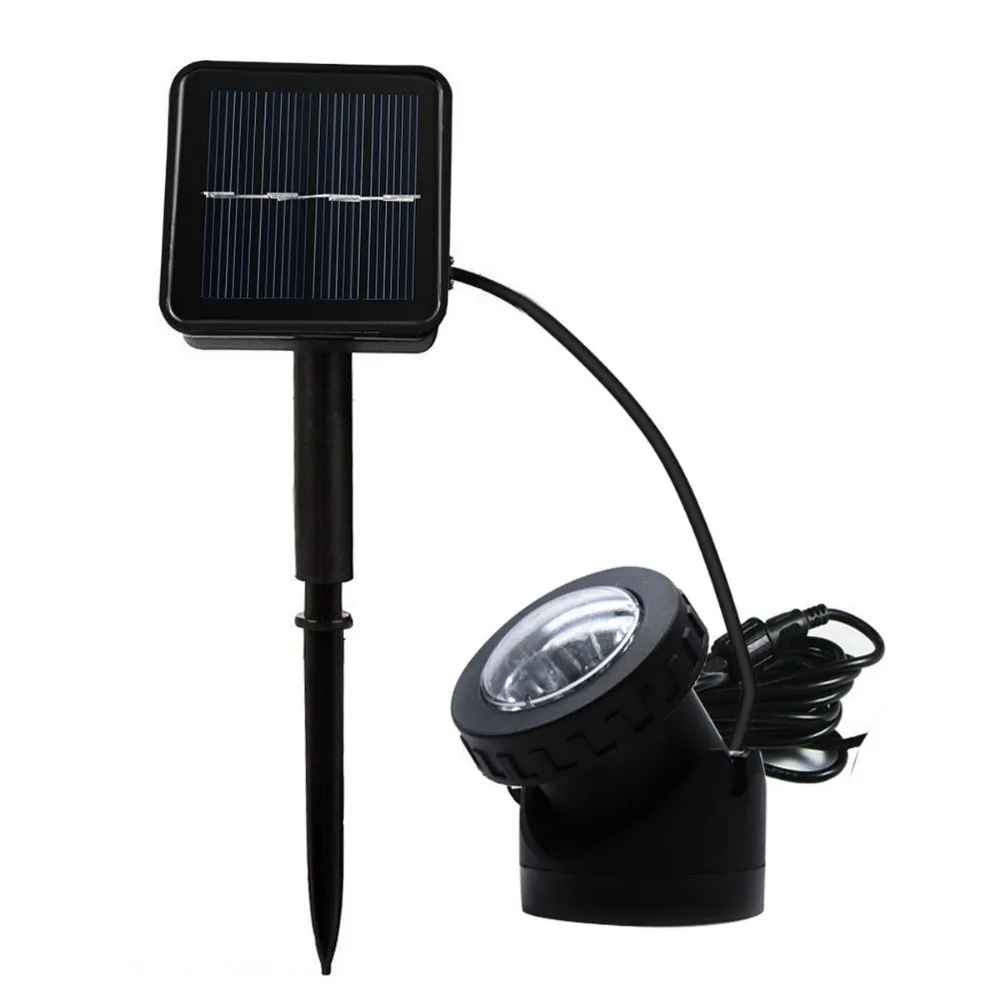 Piscinas ao ar Ip65 à Prova Dcoo Leds Luzes Subaquáticas Solares Livre Jardim Festa Decoração Lagoa Iluminação Submersível Dwaterproof Água 3 m 6 7 Cheap Luzes subaquáticas