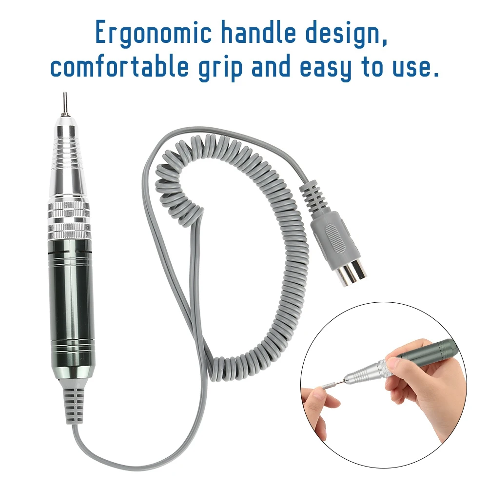 Машинка для полировки ногтей сменная ручка для электрического шлифовального станка для ногтей инструмент для маникюра и педикюра аксессуары для дизайна ногтей v