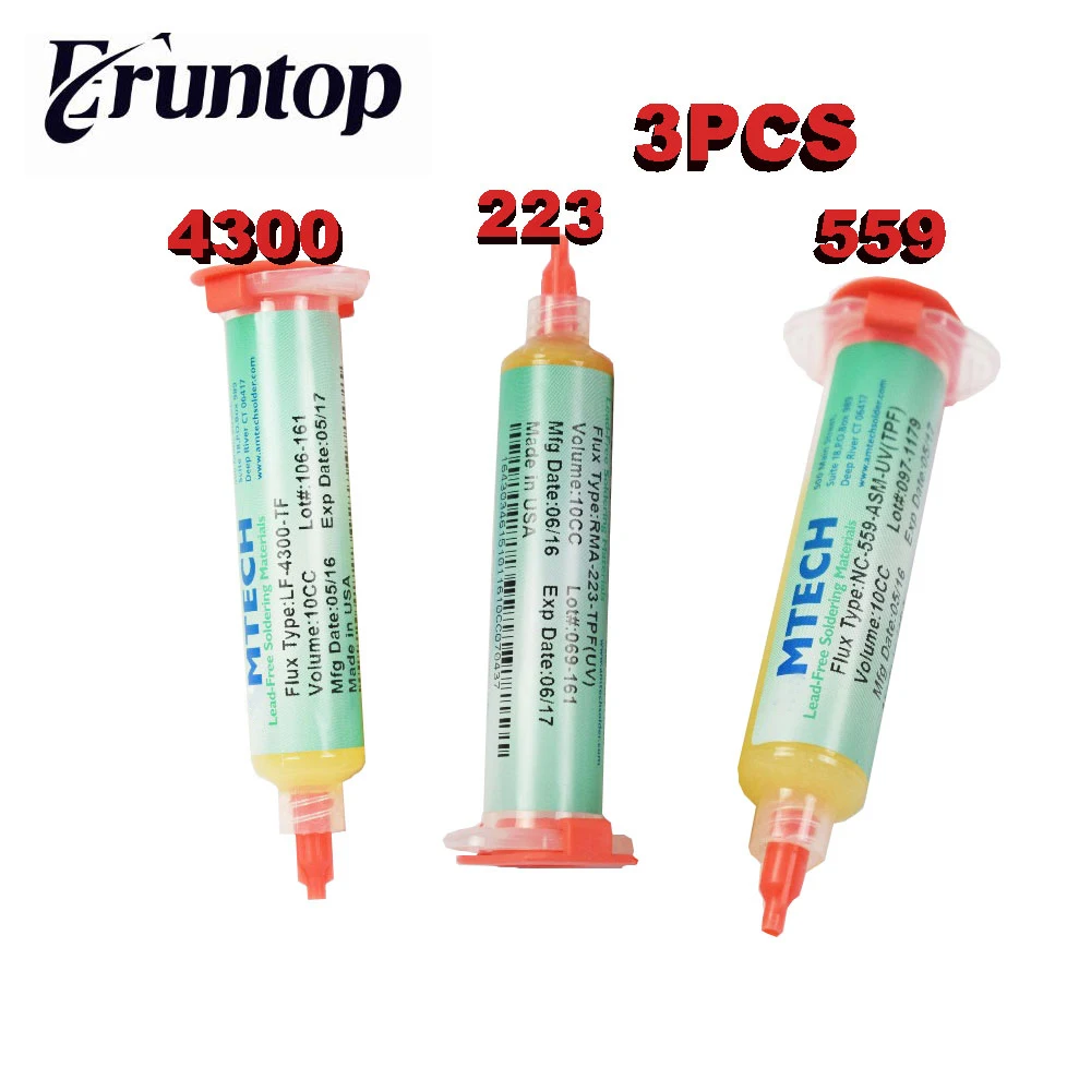 3 шт./лот 1 шт. RMA 223 TPF (УФ) + LF 4300 TF 10CC NC 559 ASM UV(TPF) припой флюс с бесплатной иглой|3