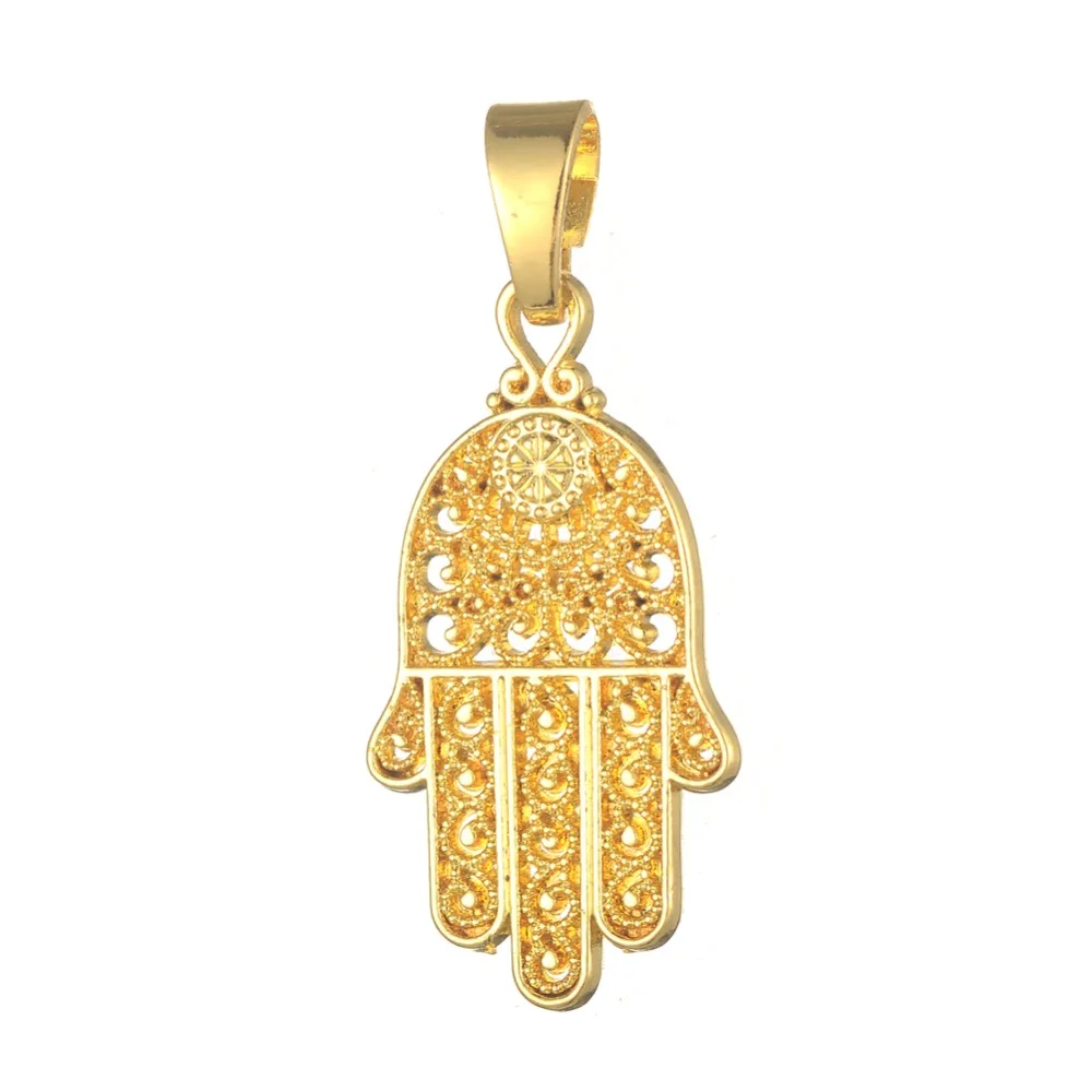 Buy My Shape Gold Tone Filigree Hamsa Jewelry Charms