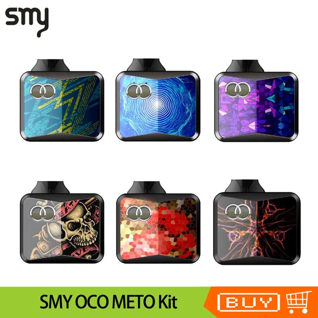 Оригинальный SMY OCO METO комплект 650 мАч встроенный аккумулятор мод с 1,5 мл емкости рапылителя бак электронных сигарет комплекты электронных сигарет