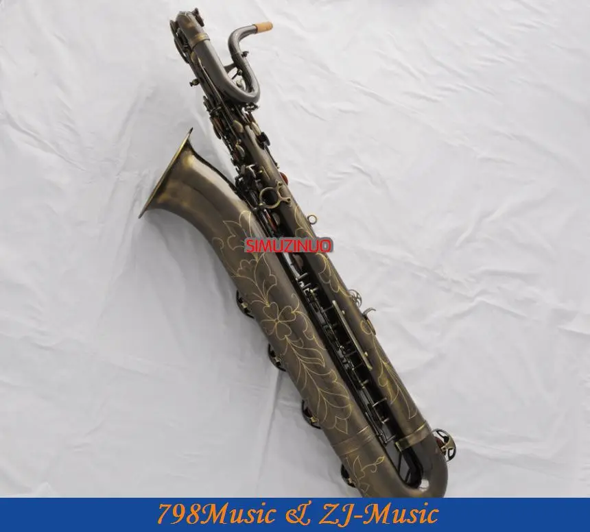 Профессиональный баритон саксофон античный Eb sax Low A немецкий мундштук|baritone