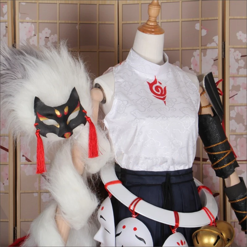 Костюм для косплея Onmyoji SSR из новой кожи белого цвета костюм после пробуждения