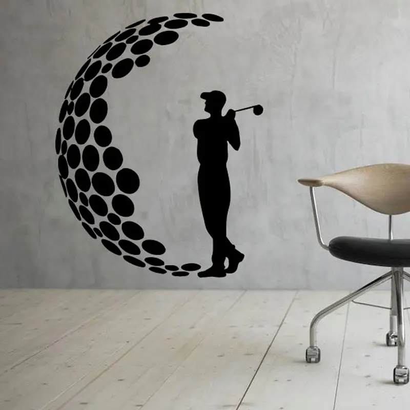 Golf Decal Wall Vinyl Sticker Boy Sports Decor Silhouette Man Golfer Player Club Stickers Mural Home Interior Art Decor C433 Golf Decal Wall Vinyl Sticker Boy Sports Decor Silhouette Man Golfer Player Club Stickers Mural Home Interior Art Decor C433