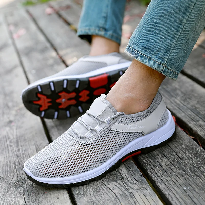 

Shoes men sneakers zapatillas man 2019 summer lace-up sneakers men casual shoes breathable mesh flat shoes Zapatos Hombre
