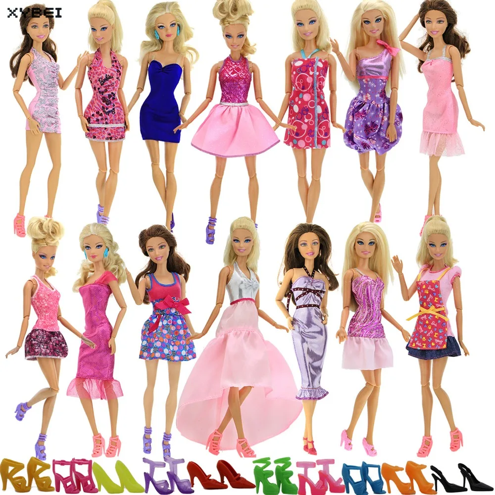 10 пар красивых туфель босоножки на высоком каблуке Campagus 1:6 кукольный домик красочные аксессуары для куклы Барби FR Kurhn детские игрушки для девочек