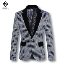 2016 Мужчин Пальто Пиджаки Куртки Кардиганы мужская Повседневная Мода Slim Fit С Длинными Рукавами Большой Размер Цветка Пиджаки Куртки Пальто мужской