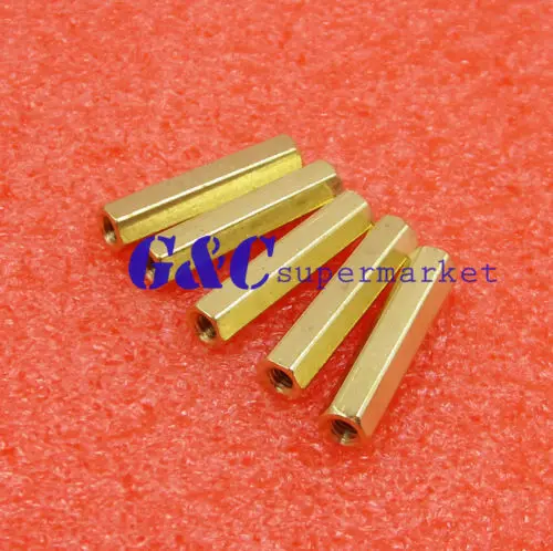 

10pcs M3 22 mm Hexagonal net nut Female brass Standoff/Spacer Good Quality