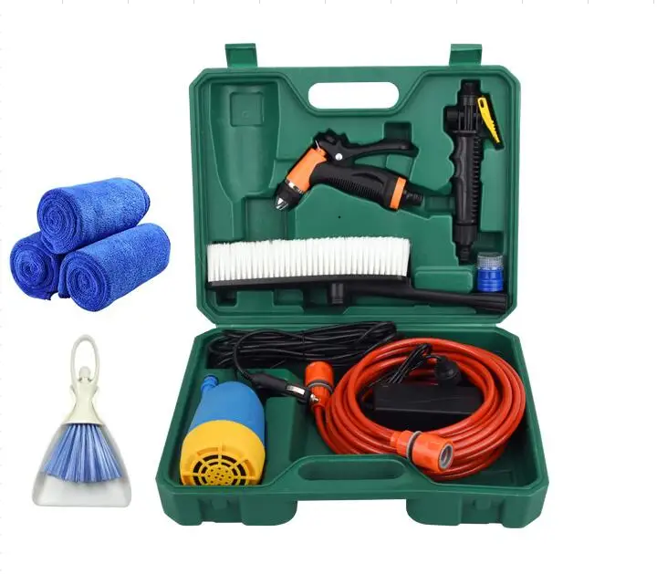 Free Shipping High Pressure 12v Car Portable Car Wash Device 220v