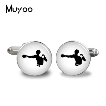 

2017 New Boxing Cufflinks Wedding Cufflink Handmade Jewelry Wedding Gifts Groom Bridal Party Sport Cuff Gift C-008