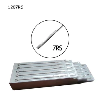 

50PCS 7RS Disposable Sterilized Pro Top Quality Sterilized Tattoo Needles Round Shader for Tattoo Ink Tips free shipping