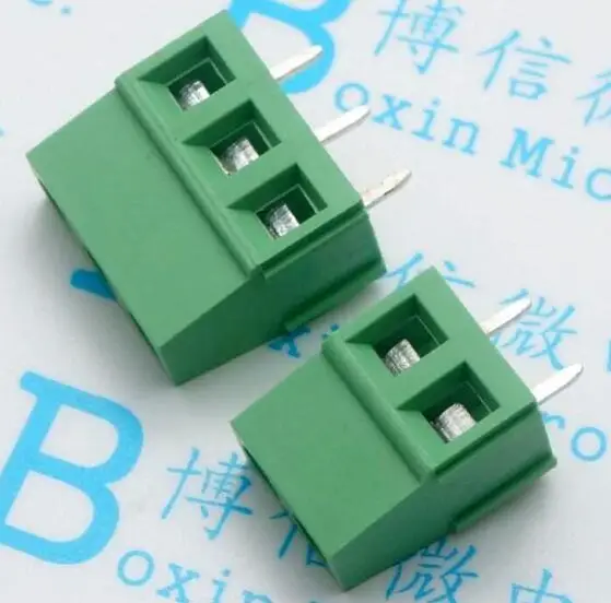 20 шт./лот 2P винта 2 Pin 3 прямой PCB винтовой блок 81 мм 5 08 7 расстояние|screw block|block screwscrew