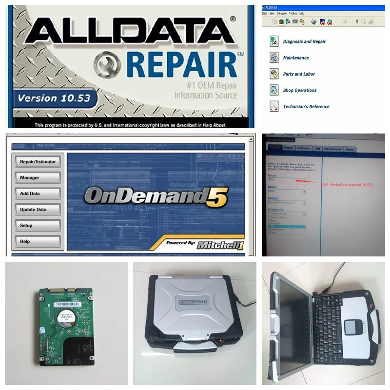  2017 alldata mitchell en la demanda de reparación de automóviles software 2017 todos los datos de s