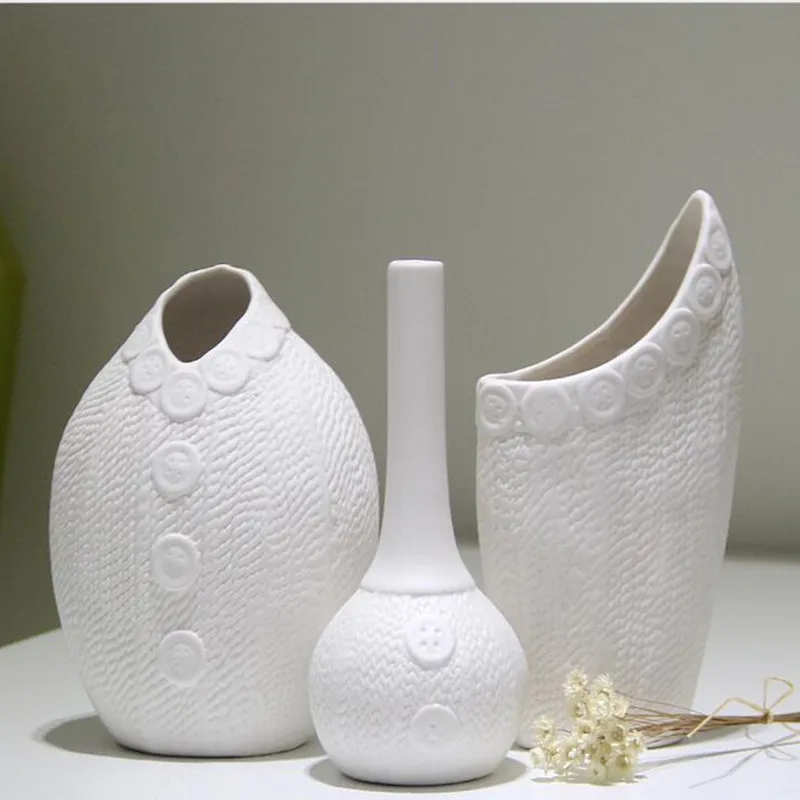 Home Decor Vases,Ceramic Tabletop Vase,Mini Ceramic Flower Pots,Flower Vases for Home Decoration