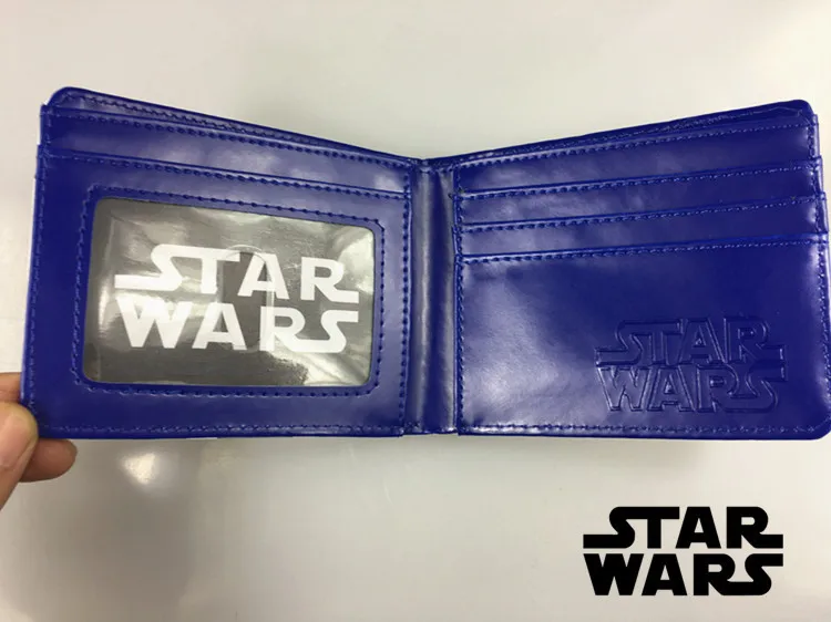 Star Wars Женские Кошельки Обувь для мальчиков gitls Короткие Кошелек bi-fold starwar фильм держателя карты доллар Сумки мультика кожа короткие женские Кошельки