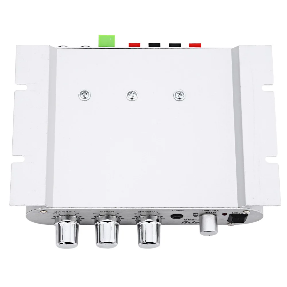 Mini Lepy LP-838 Car 3 Channel Amplifier Stereo Mega Bass 12V Hi-Fi Connect With Phone PC DVD Player MP3 MP4 Portable Subwoofer