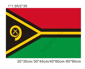 

KAFNIK,free shipping 20*30cm/30*45cm/40*60cm/60*90cm small flags Vanuatu Flags for Countries World Event Decorative Flags