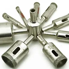 10 шт/лот Holesaw отверстие пилы керамическая стеклянная фарфор мрамор сверла 6 мм-30 мм