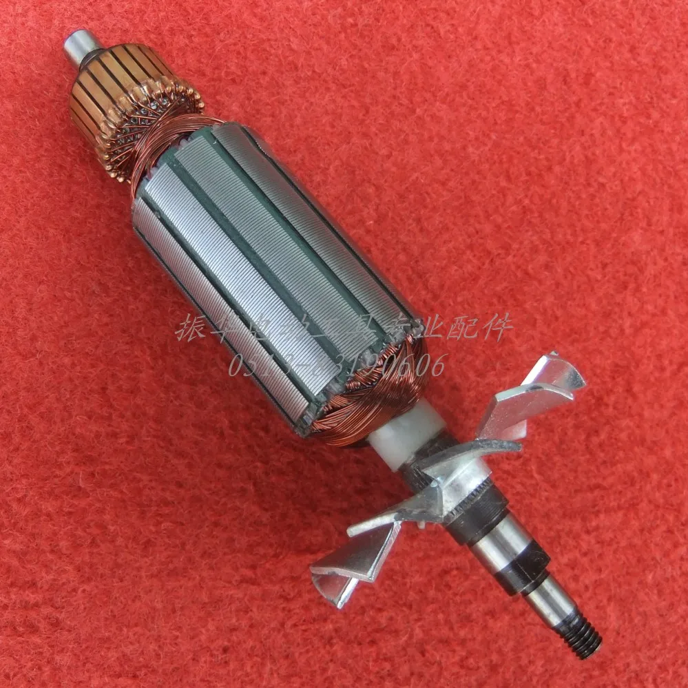 Free shipping ! Whoesaler AC 220V 100A Angle grinder rotor part 124AF