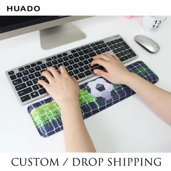 

Non Slip Keyboard Wrist Rest Pad and Mouse Wrist Rest Support for PC Keyboard Raised Platform Hands