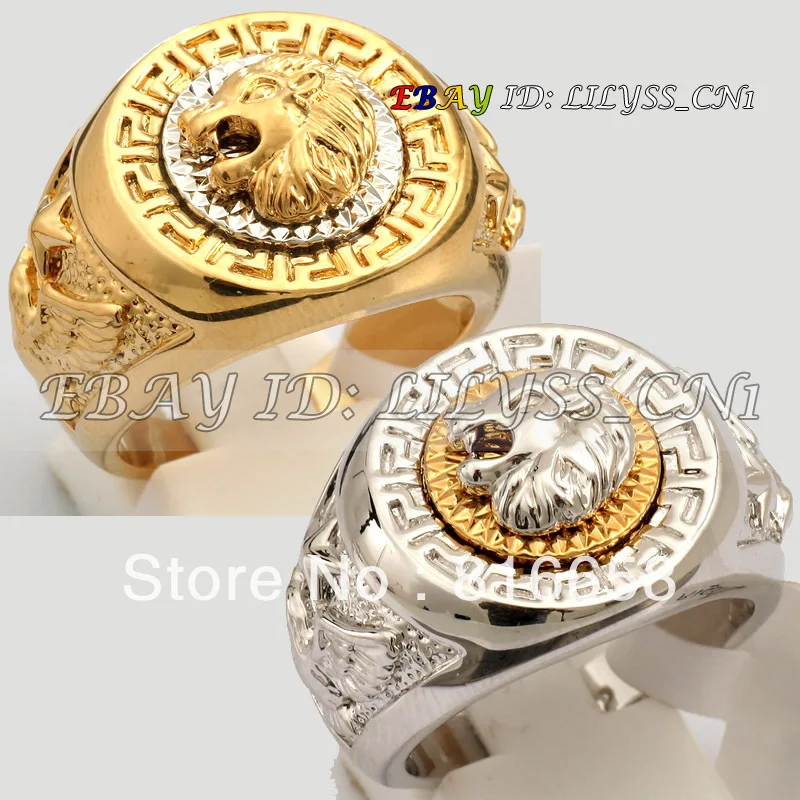 Free shipping@@1PCS Fshion GP Cool Lion Egle Str Ring