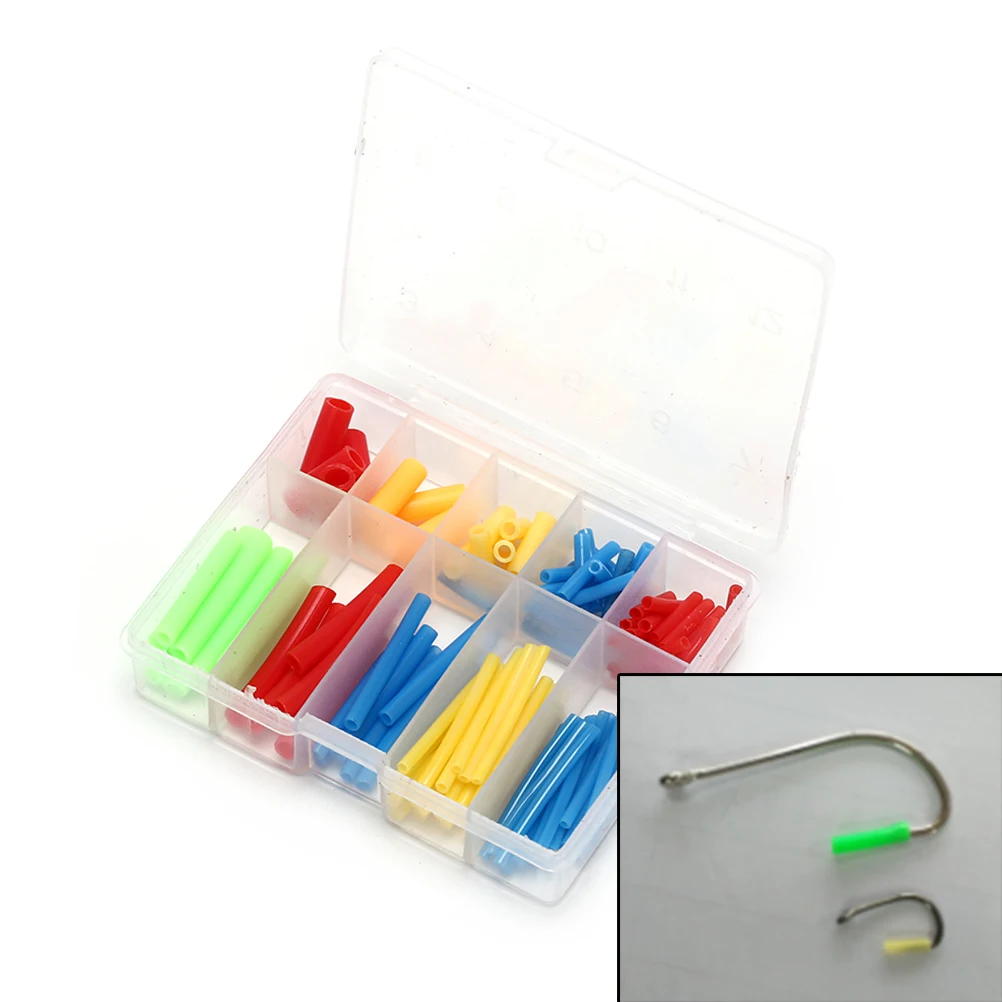Buy 1 Box Durable Jig Case Covers Fishing Hooks Tube