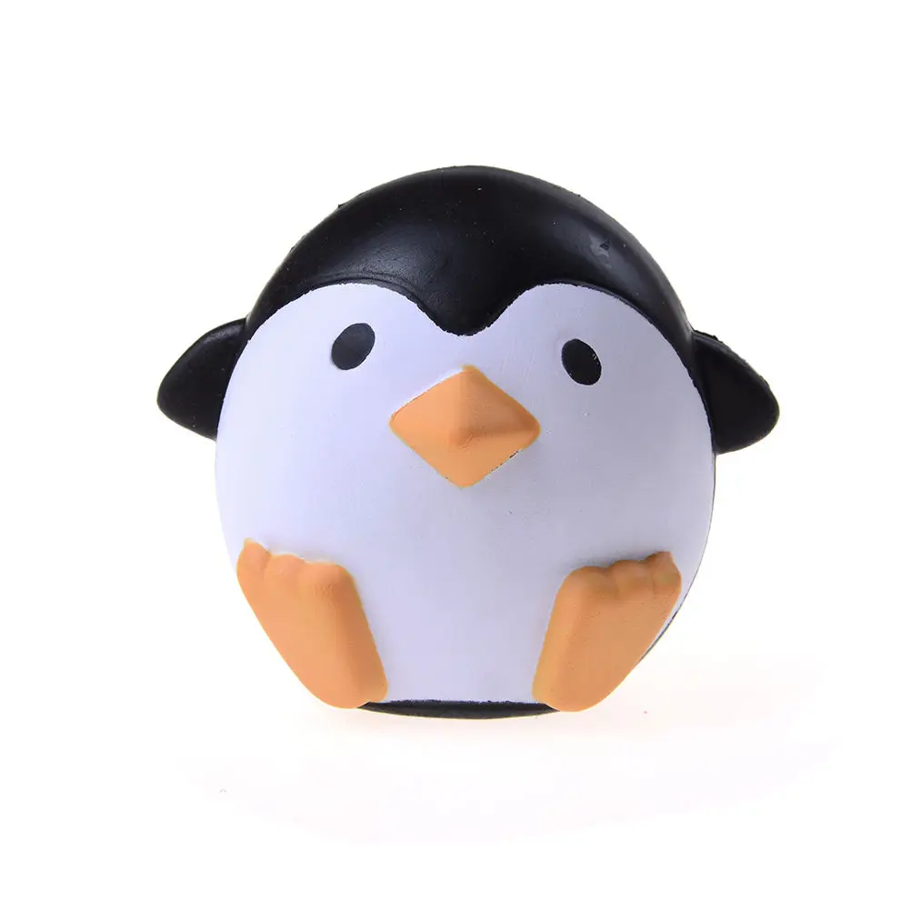 Антистрессовый мяч сжимающая игрушка Kawaii Jumbo мягкие игрушки медленно поднимающиеся животные Пингвин игрушки для снятия стресса для детей эластичная игрушка