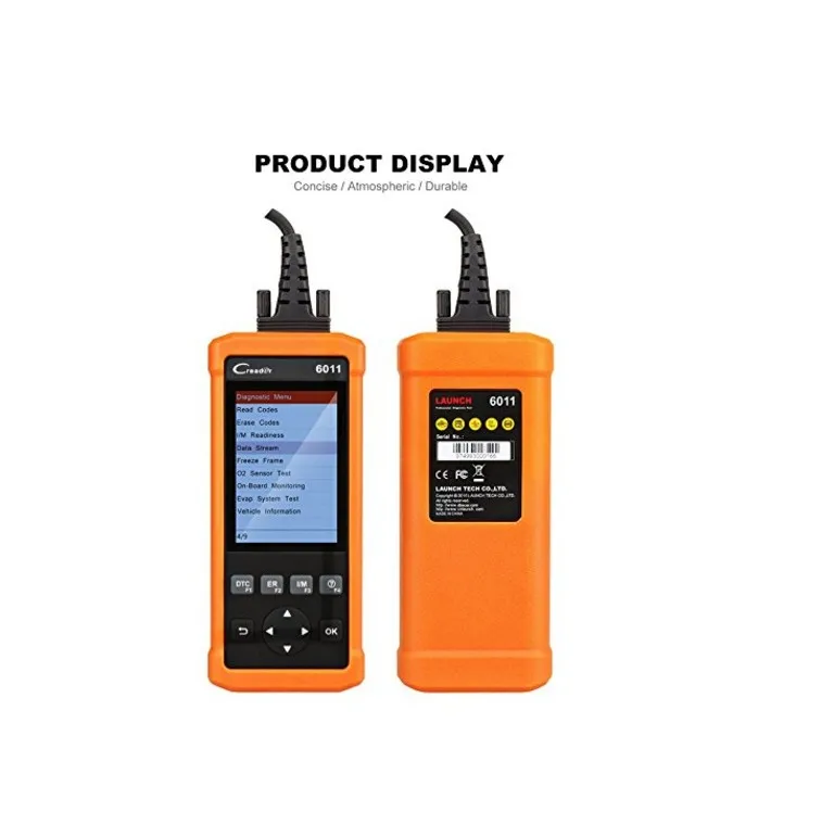 Оранжевый launch CReader 6011 OBD2/диагностический сканер EOBD с ABS и SRS системой диагностических функций CR6011 - Цвет: Оранжевый