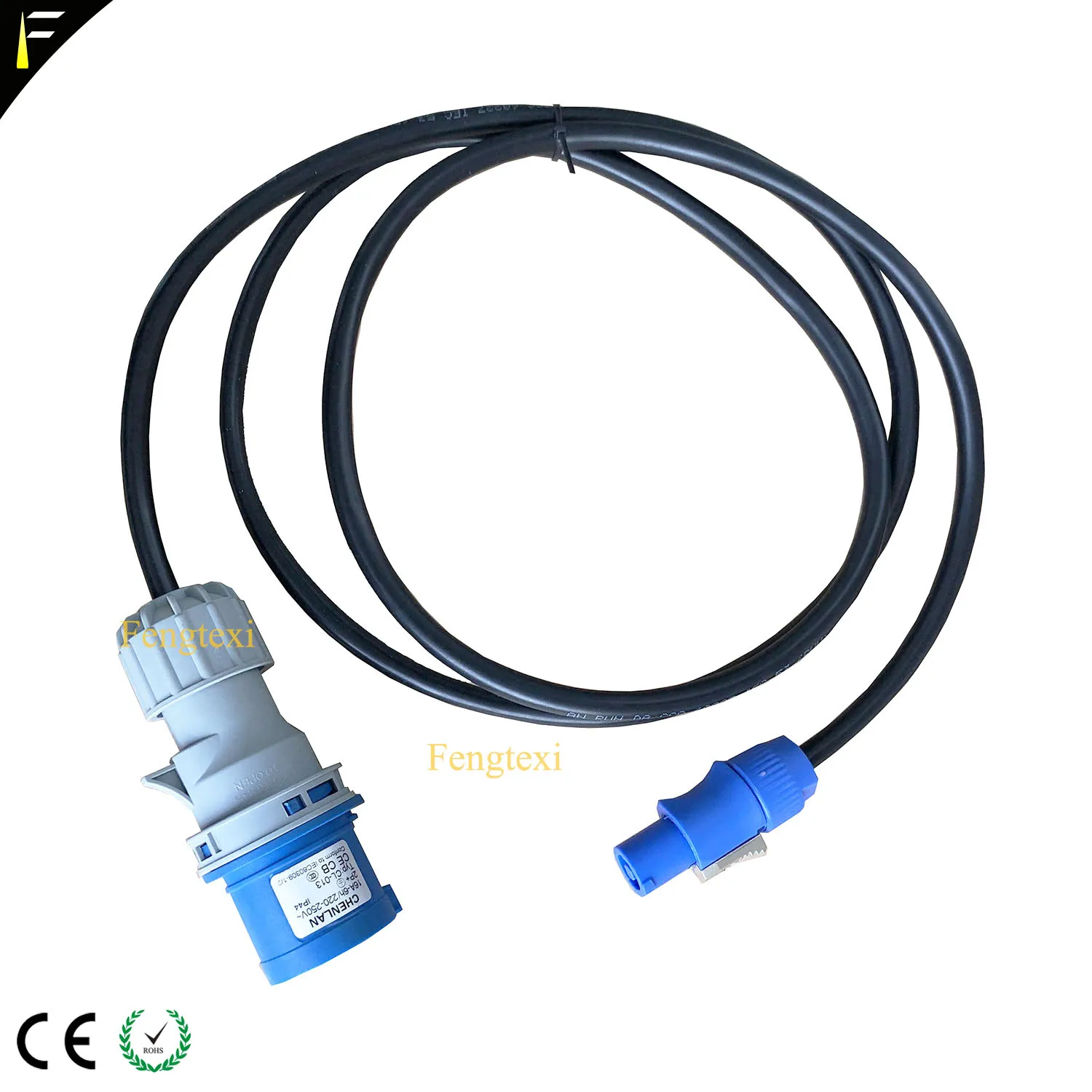 4 шт./лот силовой кабель для сцены 16 А CEE Blue Male IP44 штепсельная вилка питания с