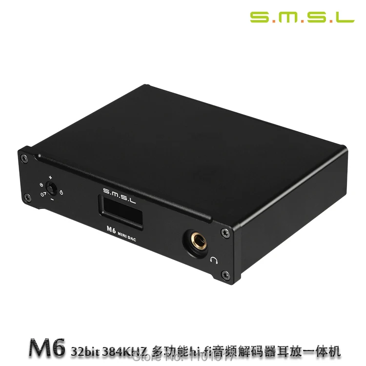 SMSL M6 USB OTG ЦАП усилитель для наушников HIFI EXQUIS CM6631A AK4390EF чип 32 бит 384 кГц декодер гарнитура Amp