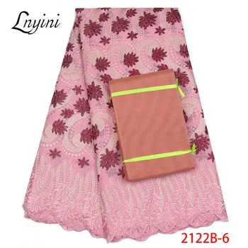 

Embroidery Swiss Voile Lace In Switzerland High Quality 2018 Latest Design African Cotton Dry Lace Fabric For Party Dress L2122B