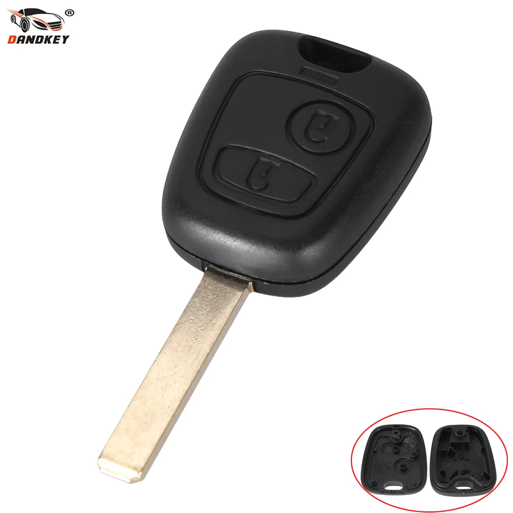 Чехол DANDKEY для Citroen C1 C2 C3 / Pluriel C4 C5 C8 Xsara Picasso 2 кнопки|Ключ от авто| |