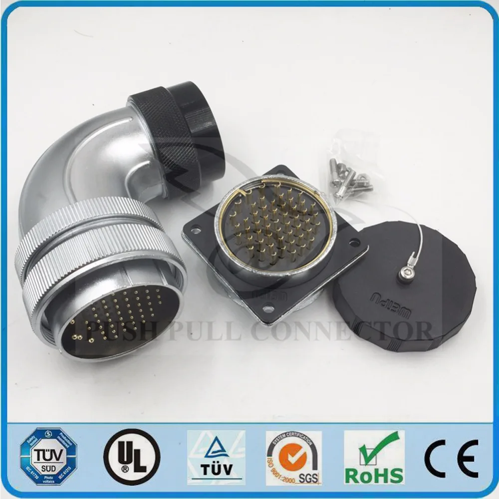 Original Weipu WS55 TC + Z Connector 4 7 40 53 61 Pin Male TC Angled