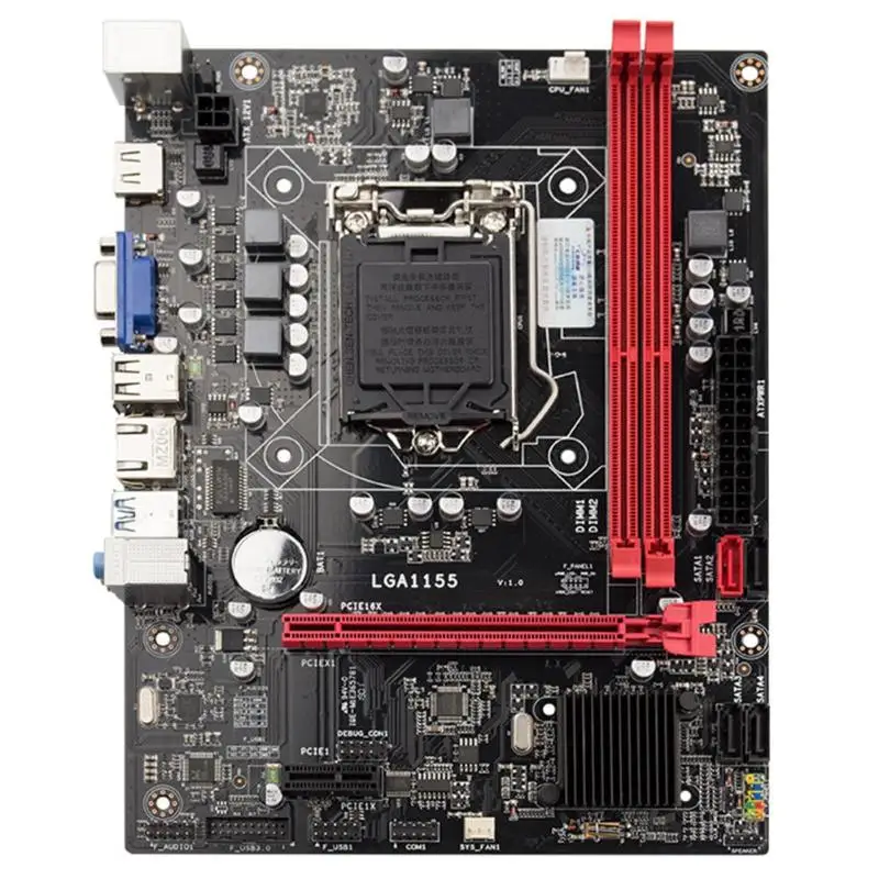 

ALLOET B75 Desktop Mainboard LGA1155 Dual Channel DDR3 M-ATX Compact 32GB 1000Mbps Network Card Desktop Mainboard