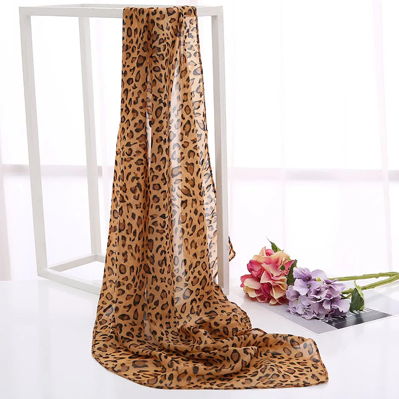 Горячие 70*70 см женские, градиентные шарф с леопардовым принтом квадратная Дамская обертка маленький офисный шейный платок шарф для волос шелковые шарфы