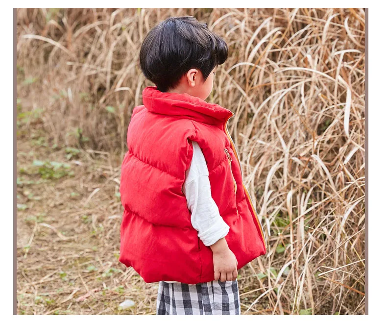 Velour Sleeveless Long Solid Boys Warm Jackets For Girls Winter Vests Kids Outerwear Tops Clothing Baby Zipper Cotton Vest Girls (20)