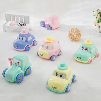 

Children's Toy Car Engineering Car Educational Thickened Cartoon Small Toy Car for Baby