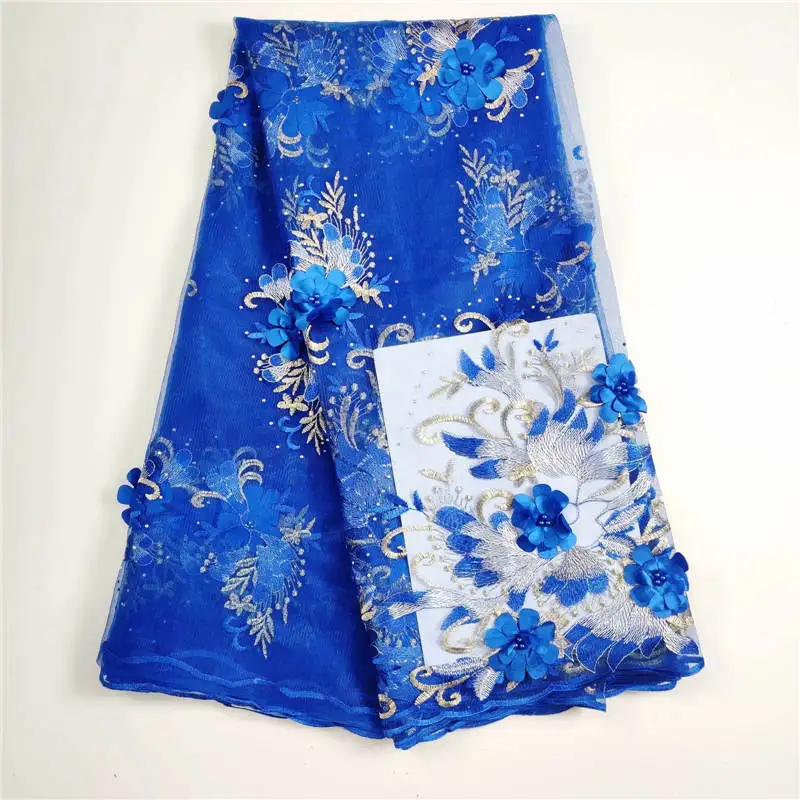 

WH!New African Lace Fabric Embroidered Nigerian Guipure for Wedding High Quality 2019 French Tulle Lace Fabric ! J60318