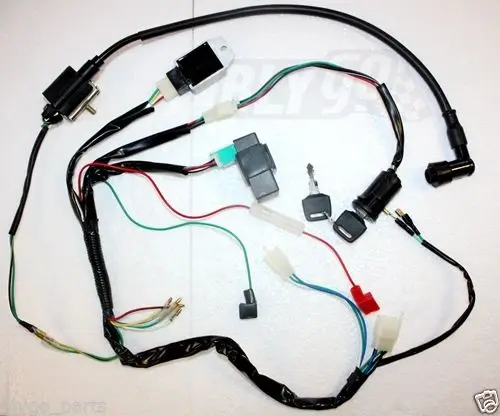 Aliexpress.com : Buy Full Kick Start Engine Wiring Harness ... atv wiring connector 