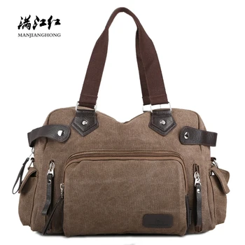 

Large Capacity Vintage Men Shoulder Travel Bag Canvas Casual Tote Travel Bag Men Luggage Leisure Travel Duffel Bags For Men 1046