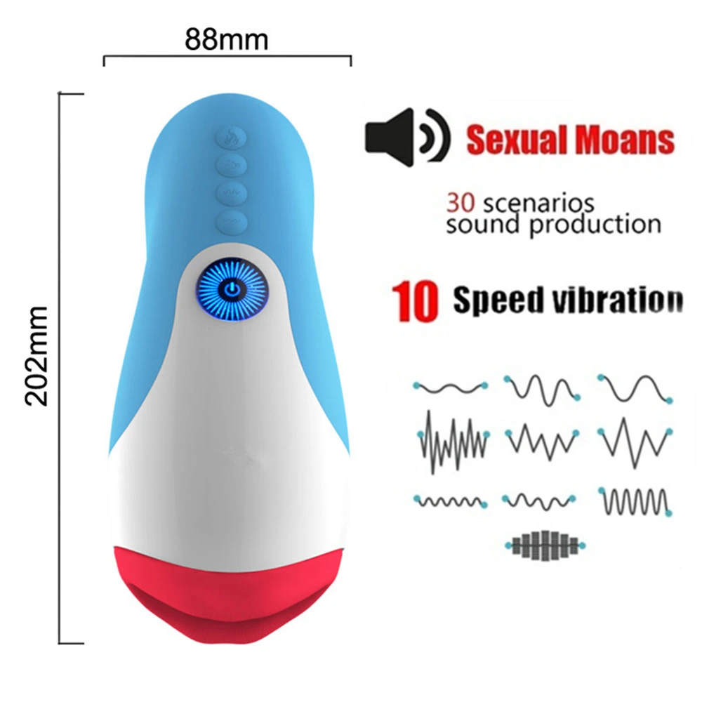 Electric Vibrating Blowjob Deep Throat Pulse Electric Male Masturbators Cup Sucking Vibrators Adult Sex Toys For Men Sex Machine (10)