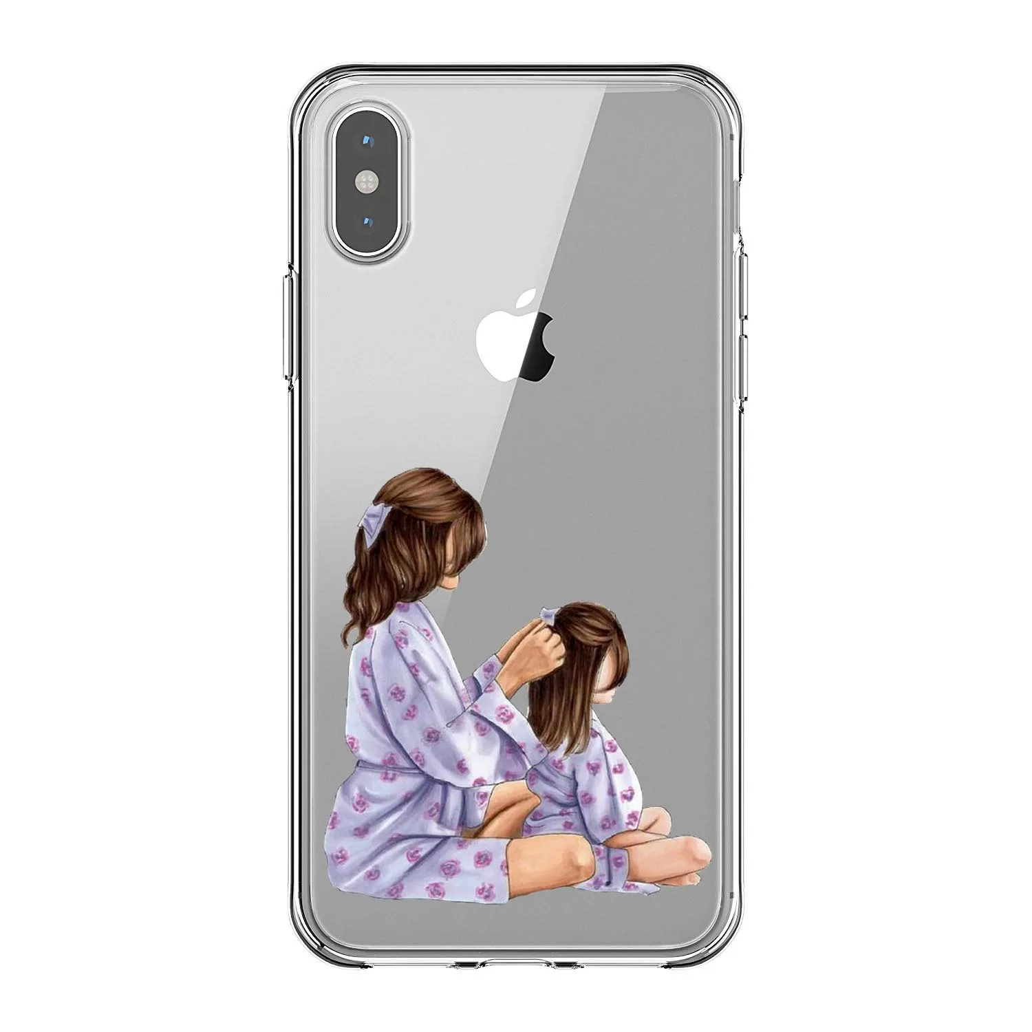 Модный черный коричневый Чехол для iPhone X XS Max XR 8 7 6 6s Plus 5 5s SE силиконовый женский