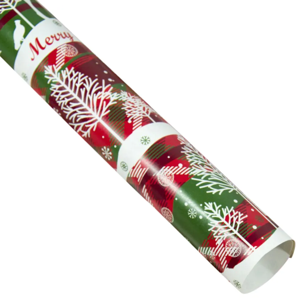 New Arrive Christmas Wrapping Paper Gift Present Tree Santa Wrap Decorative Xmas Party Roll Packing paper Home Decor