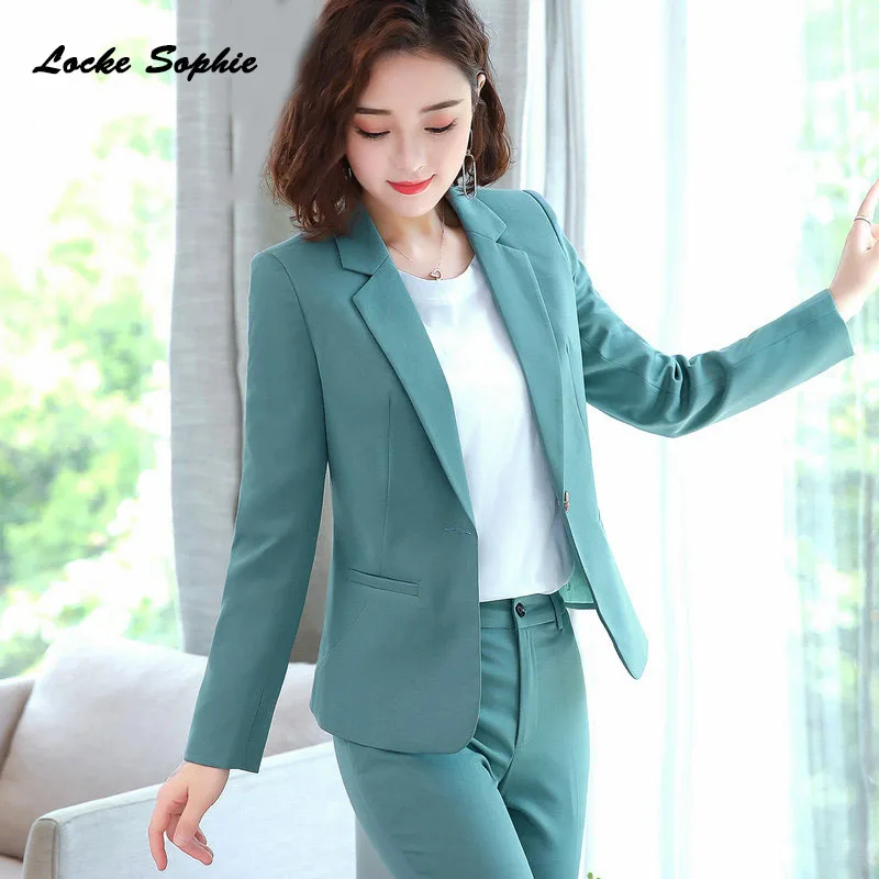 

Women's Plus size Slim fit Blazers coats 2019 Summer cotton blend Long sleeves Small Suits jackets ladies Skinny Blazers Suits