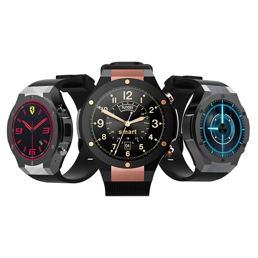 

Bluetooth 4.0 Smart Watch GPS Navigation Heart Rate 500W Camera Step 1 + 16GB Movement Fashion design 2018